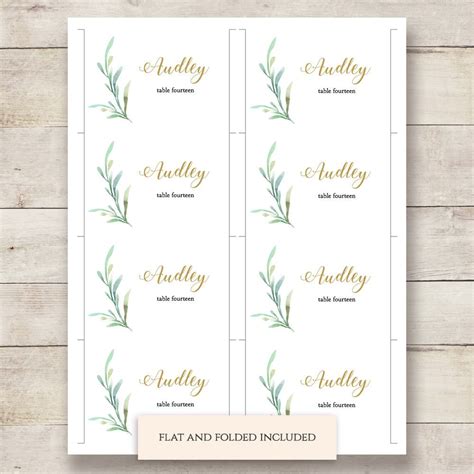 Place Cards Wedding Printable